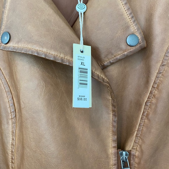 Max Studio Faux Leather Jacket - Picture 3 of 3